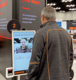 Person using Express Entry